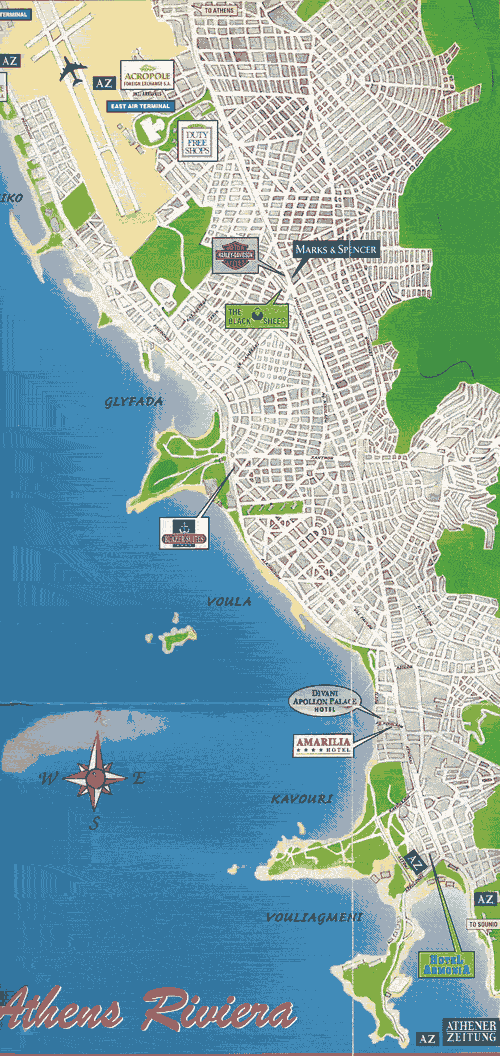 athens riviera beaches coast greece