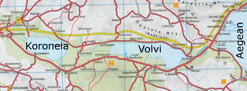 map of lake area