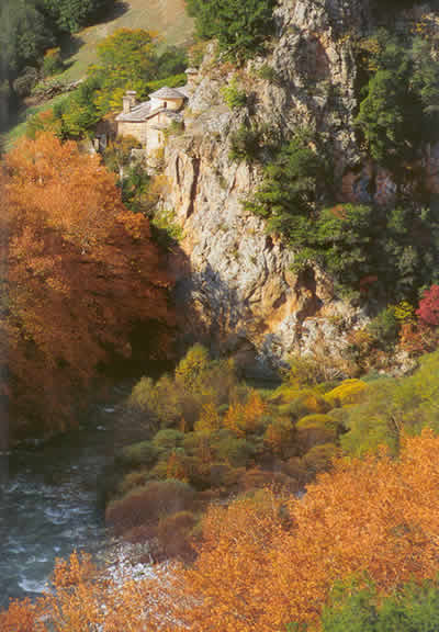 Vikos Gorge Lady Spiliotissa Monastery