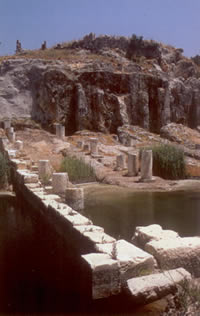 the port ruins
