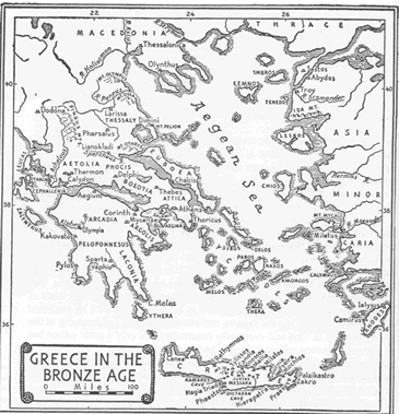 bronze age map