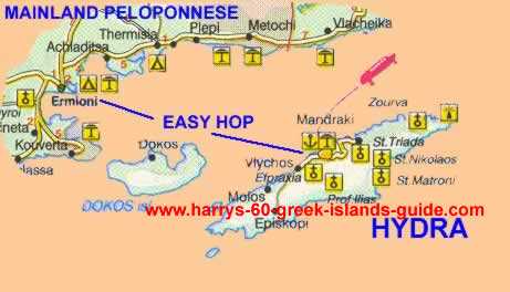 greece traevlmap hydra saronic gulf