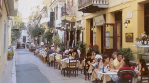 dining 'out' in old naufplion