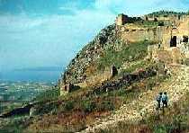 greece greek peloponnnese ancient acro corinth
