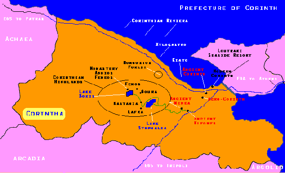 CORINTH PREFECTURE PELOPONNESE