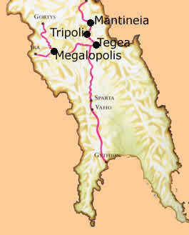 map of the area
