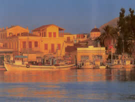 harbor view aegina