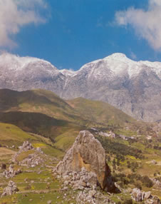 crete white mountians