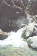 lots of water in the gorge
