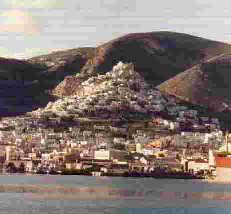 one of the two hills of ermoupoli