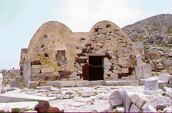 an abandoned church