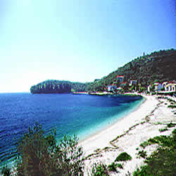 a nice beach on corfu