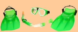 snorkel set for greece