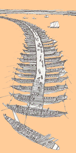 xerxes bridges the hellespont