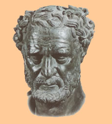 democritus abdera bust